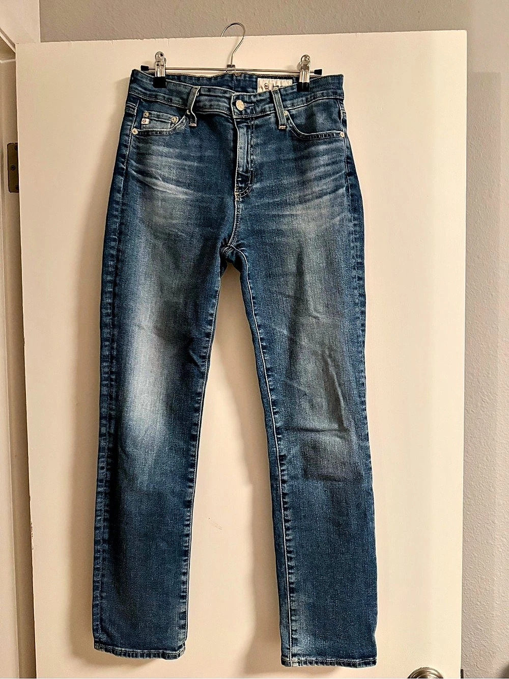 AG Jeans Adriano Goldschmied Mari High Rise Slim Straight Jeans size 27